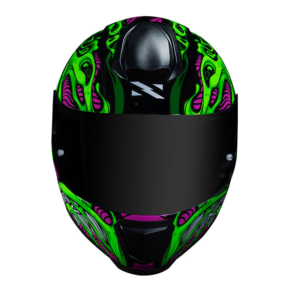 CAPACETE NORISK RAZOR PARASITE VERDE - Imagem 2