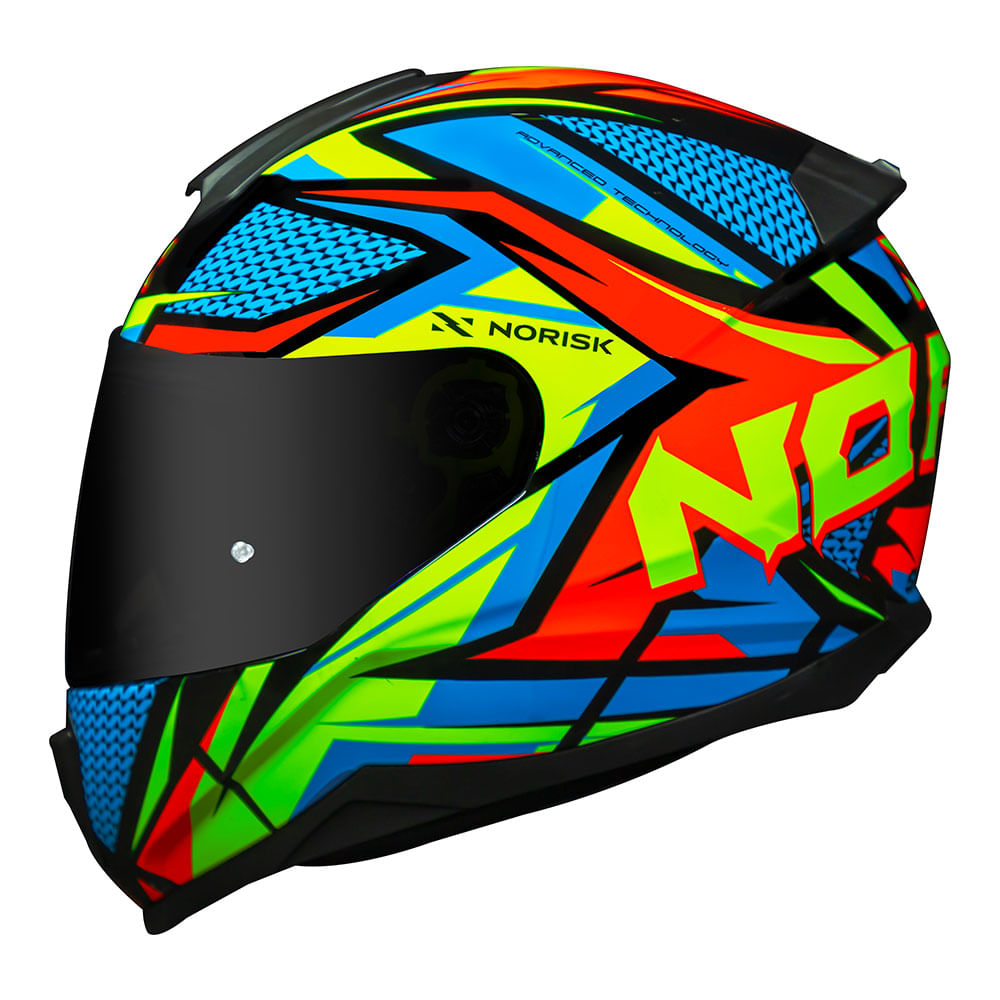 CAPACETE NORISK CAPACETE RAZOR SHARP AMARELO - Imagem 7