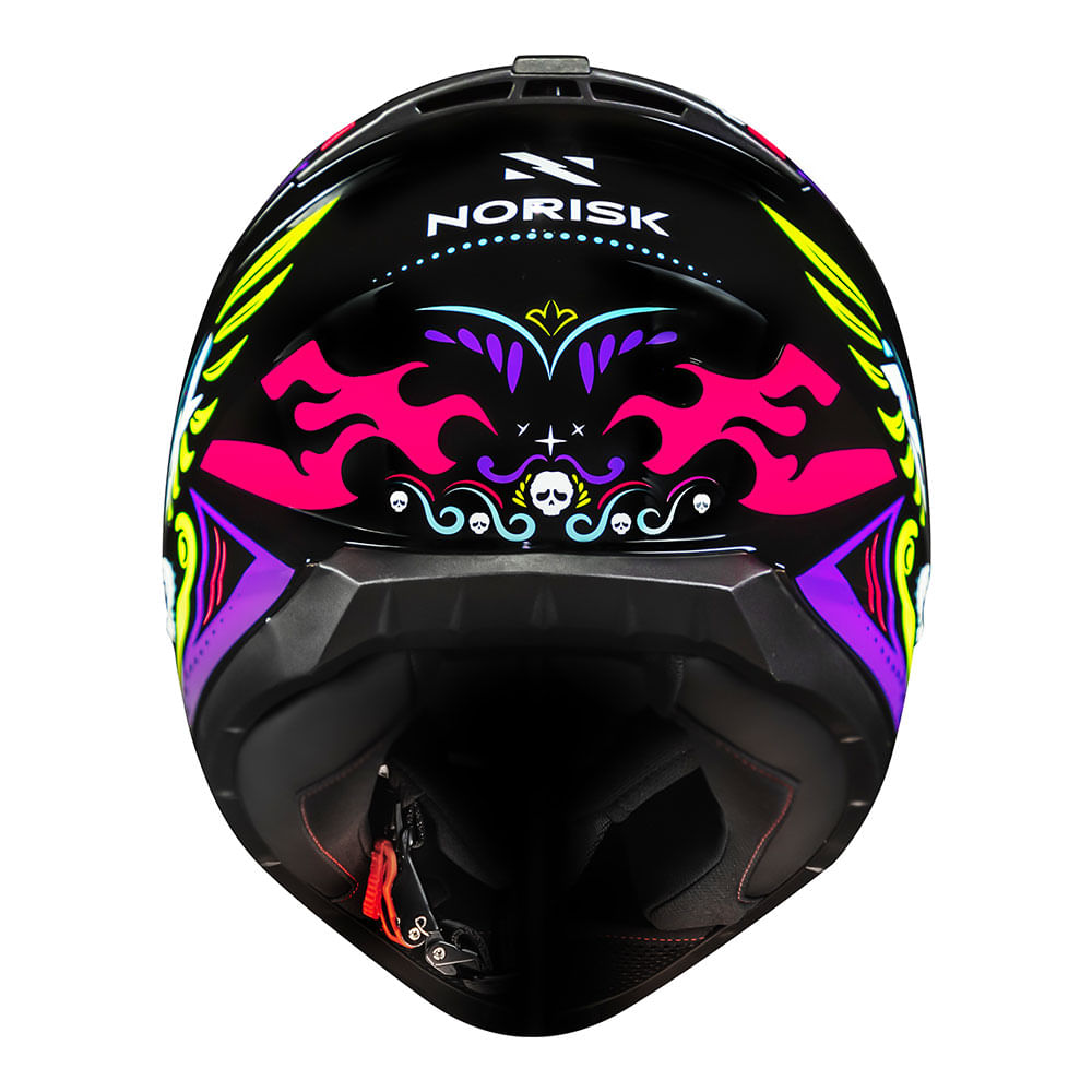 CAPACETE NORISK RAZOR CIRCUS ROSA - Imagem 7