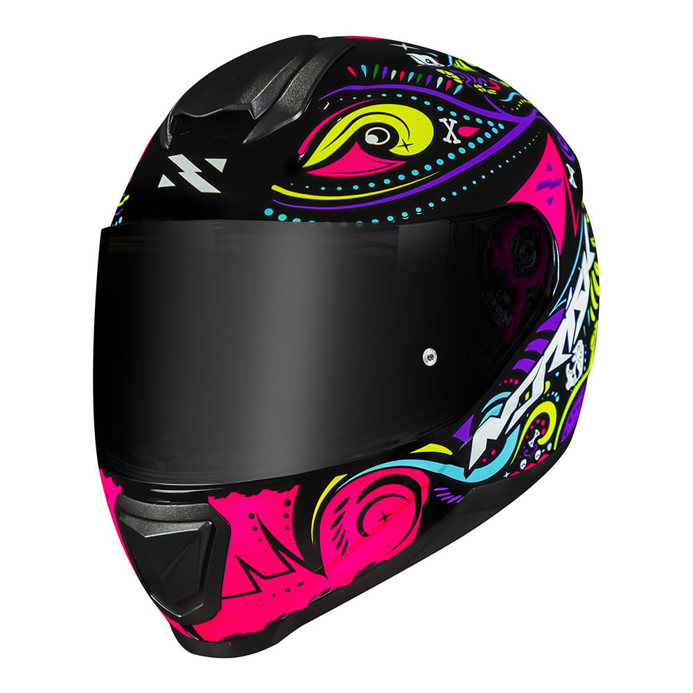 CAPACETE NORISK RAZOR CIRCUS ROSA - Imagem 3