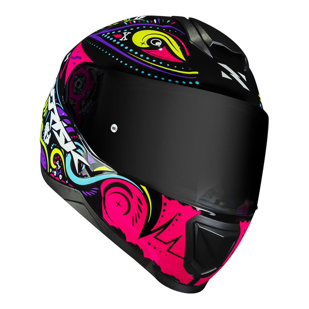 CAPACETE NORISK RAZOR CIRCUS ROSA - Imagem 4