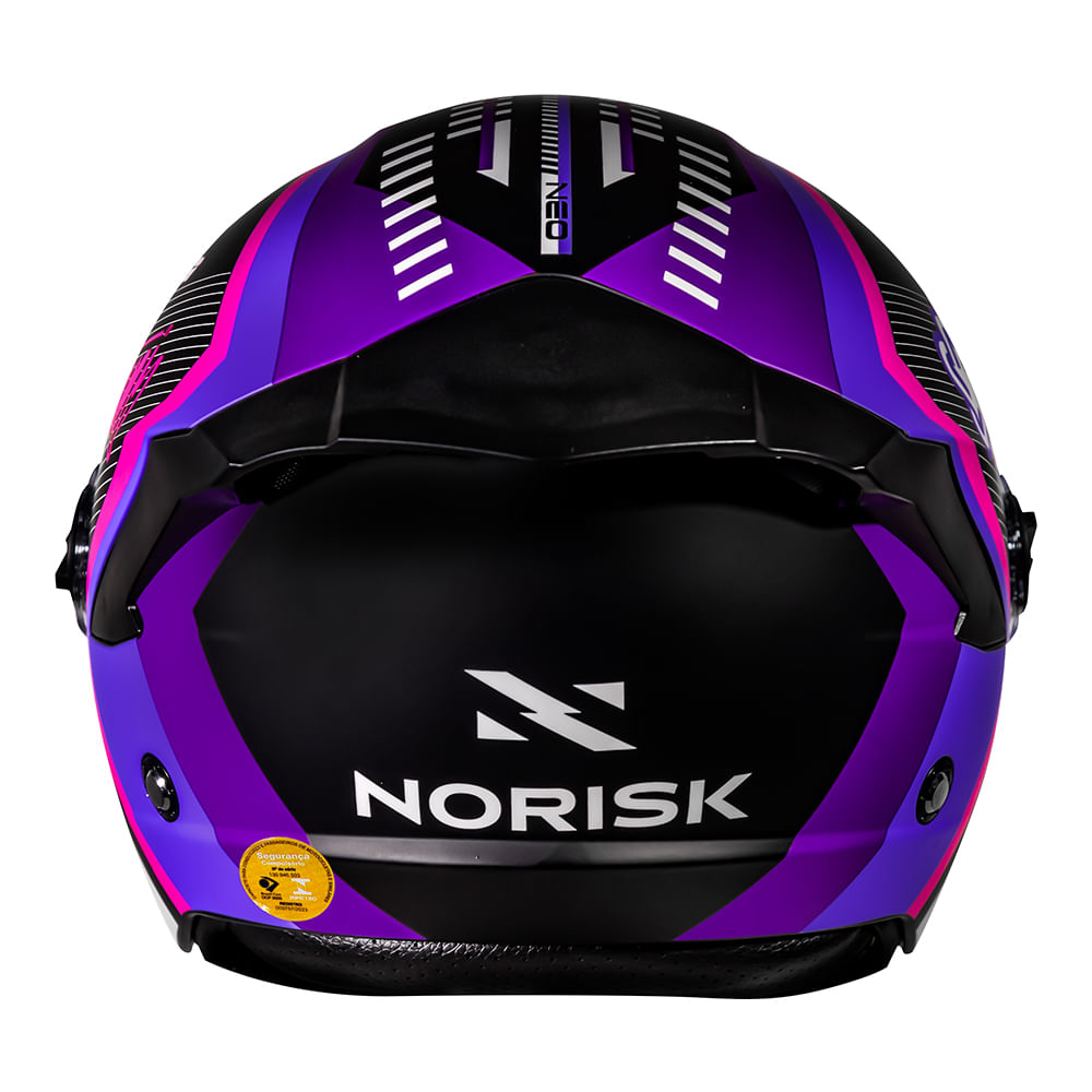 CAPACETE NORISK NEO VIZION ROXO - Imagem 8