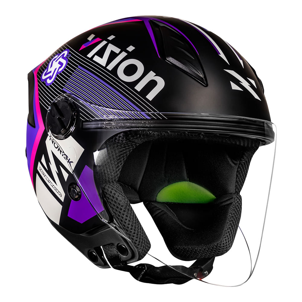 CAPACETE NORISK NEO VIZION ROXO - Imagem 3