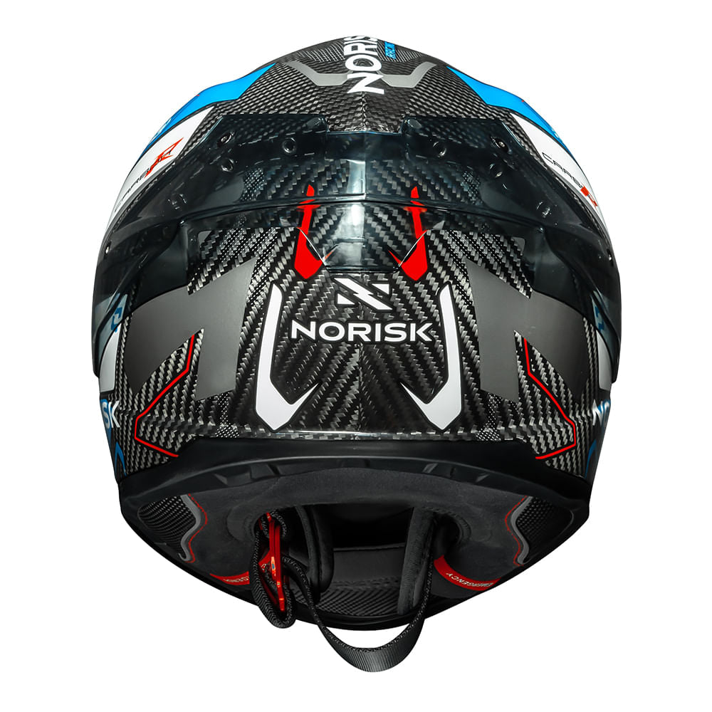 CAPACETE NORISK CARBON R RIDER AZUL - Imagem 8