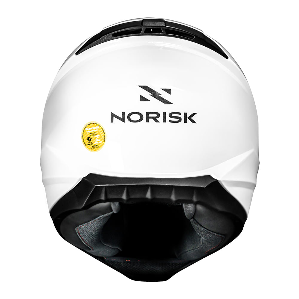 CAPACETE NORISK RAZOR MONOCOLOR BRANCO - Imagem 3