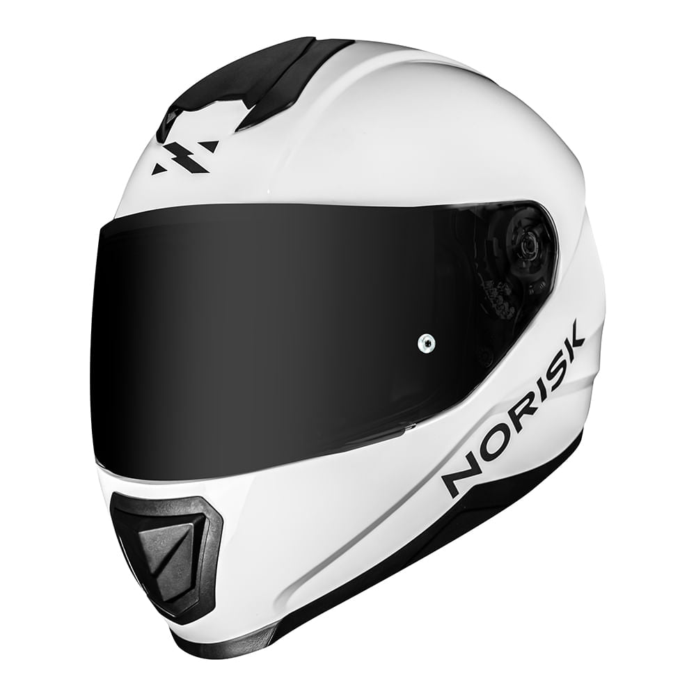 CAPACETE NORISK RAZOR MONOCOLOR BRANCO - Imagem 5