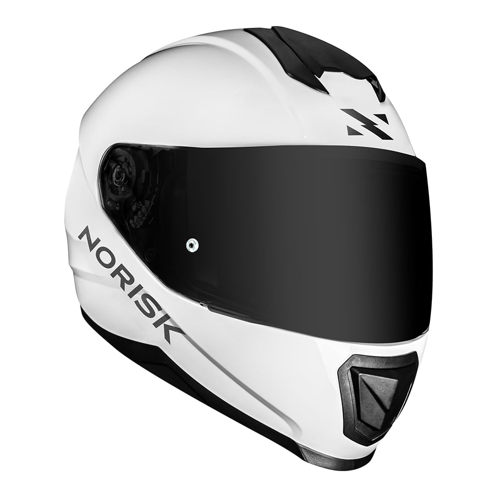 CAPACETE NORISK RAZOR MONOCOLOR BRANCO - Imagem 6