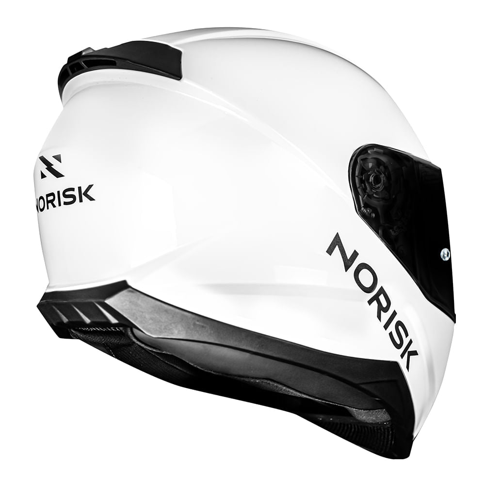CAPACETE NORISK RAZOR MONOCOLOR BRANCO - Imagem 7