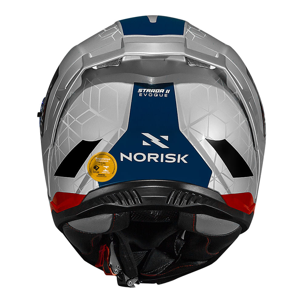 CAPACETE NORISK STRADA II EVOQUE AZUL - Imagem 3