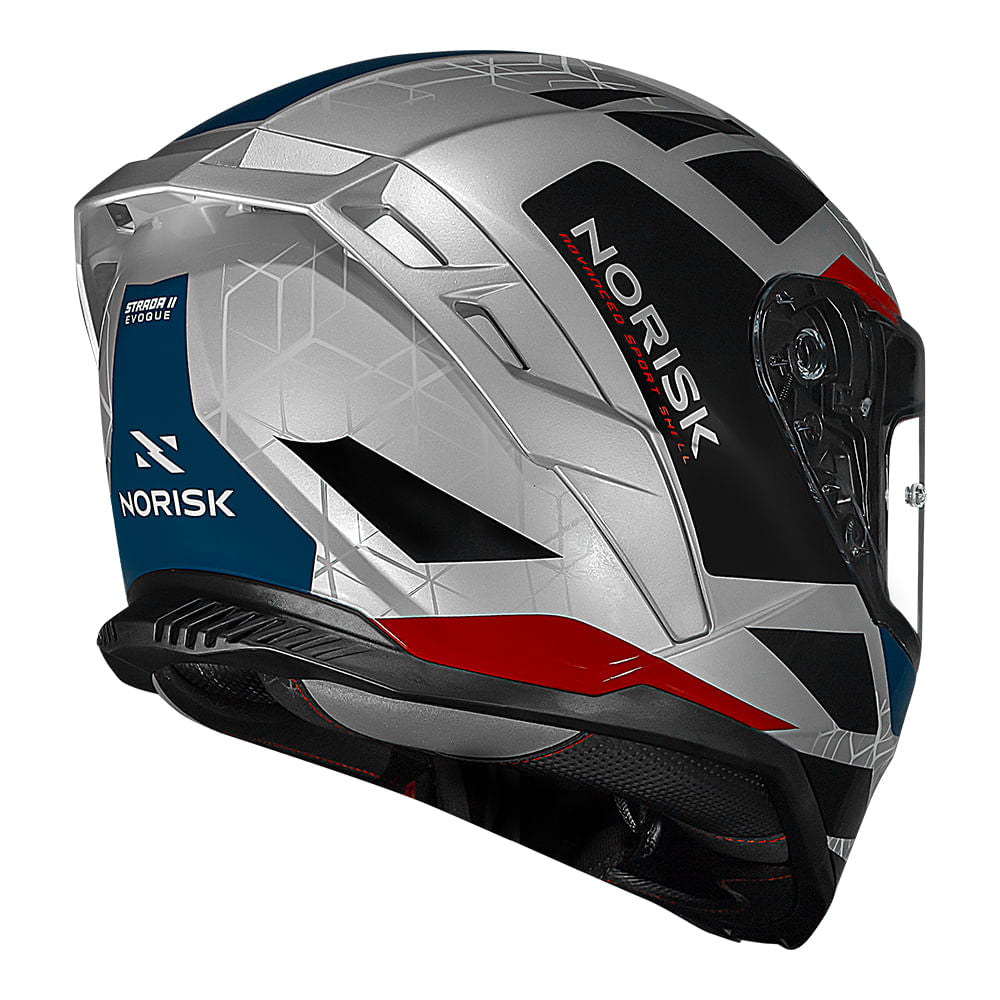 CAPACETE NORISK STRADA II EVOQUE AZUL - Imagem 9
