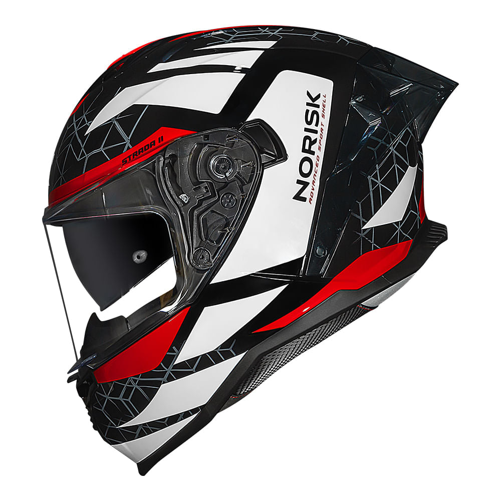 CAPACETE NORISK STRADA II EVOQUE VERMELHO - Imagem 10
