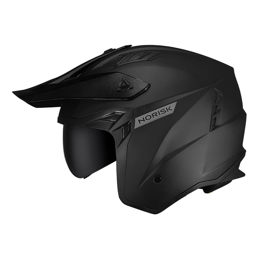 CAPACETE NORISK DARTH II MONOCOLOR PRETO FOSCO - Imagem 12