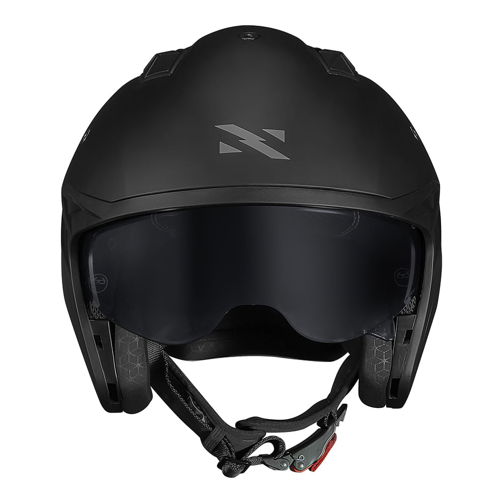 CAPACETE NORISK DARTH II MONOCOLOR PRETO FOSCO - Imagem 16