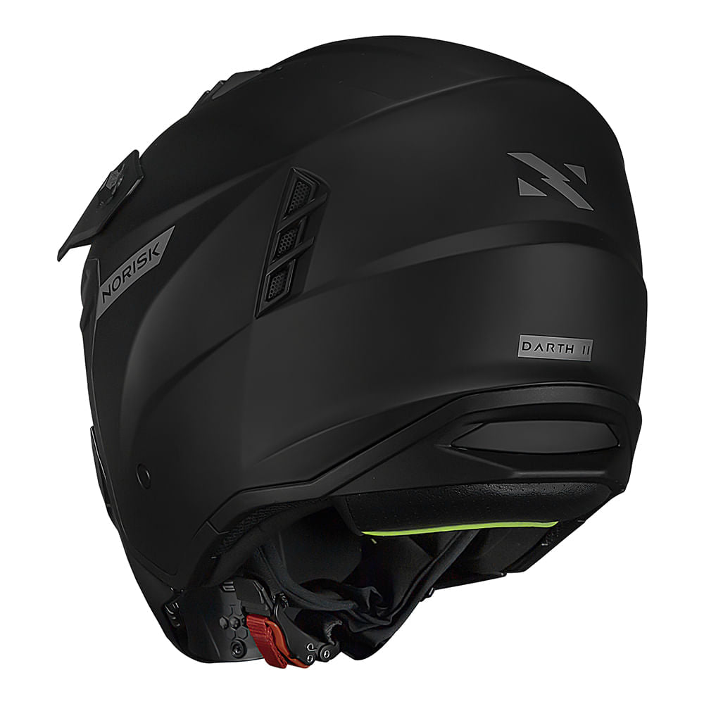 CAPACETE NORISK DARTH II MONOCOLOR PRETO FOSCO - Imagem 20