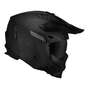 CAPACETE NORISK DARTH II MONOCOLOR PRETO  FOSCO