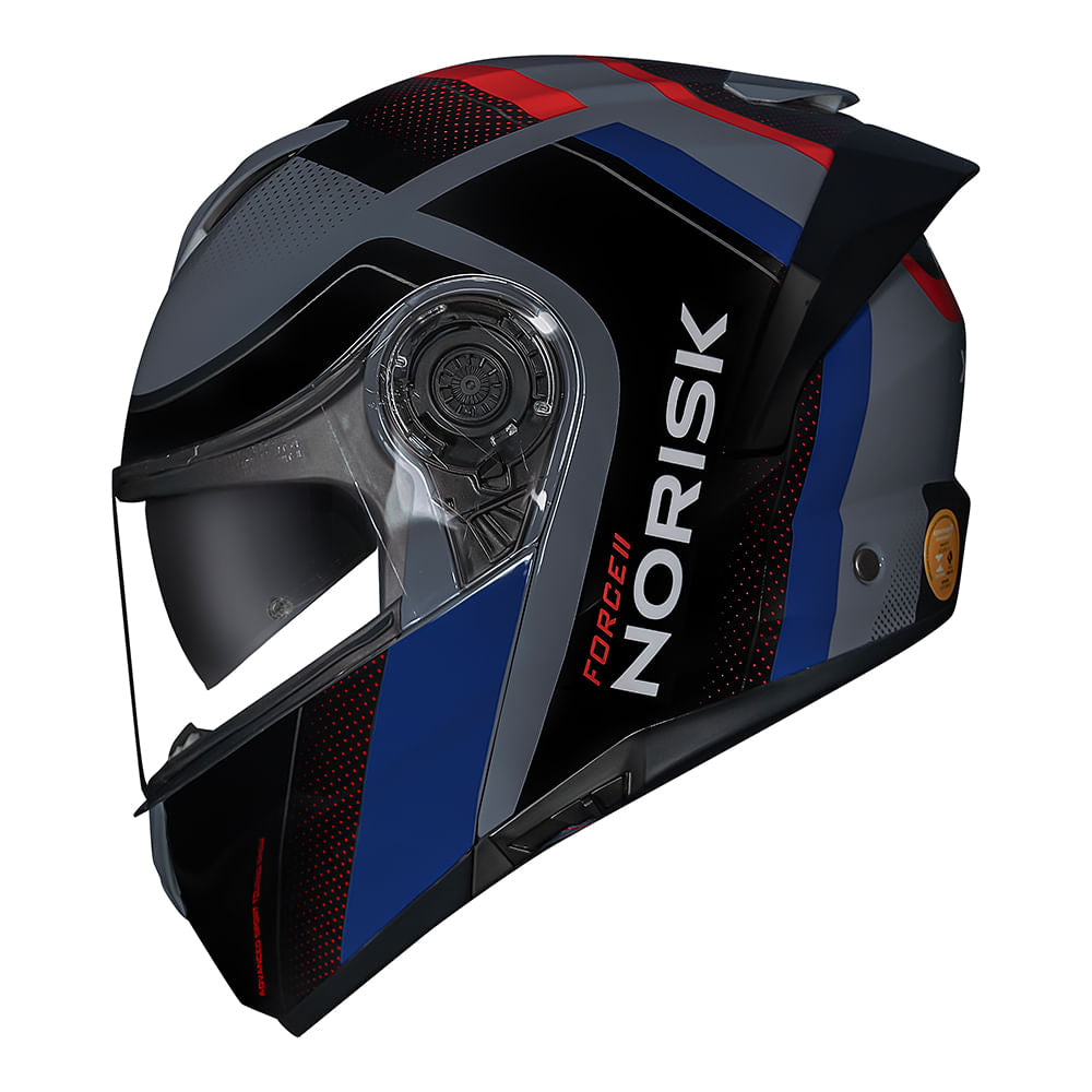 CAPACETE NORISK FORCE II KORE AZUL - Imagem 2