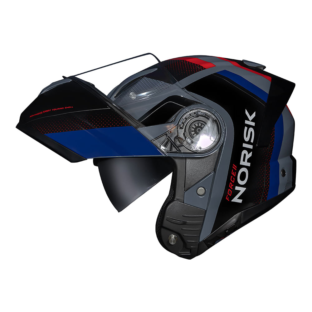 CAPACETE NORISK FORCE II KORE AZUL - Imagem 5