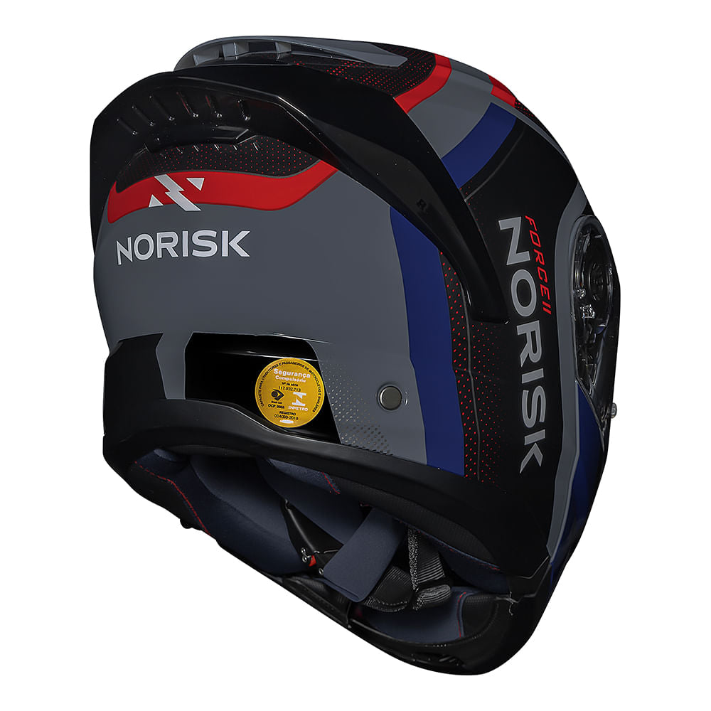 CAPACETE NORISK FORCE II KORE AZUL - Imagem 11