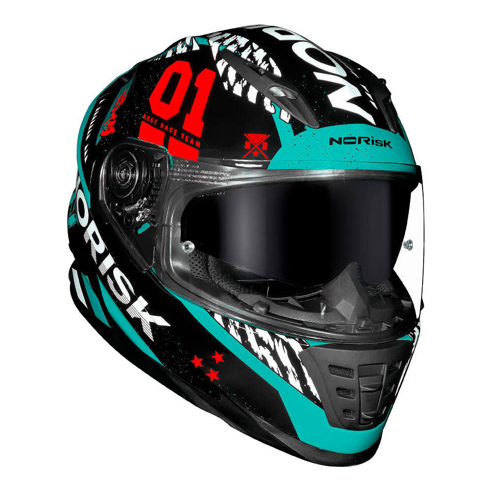CAPACETE NORISK SOUL TOKYO PRETO - Imagem 7