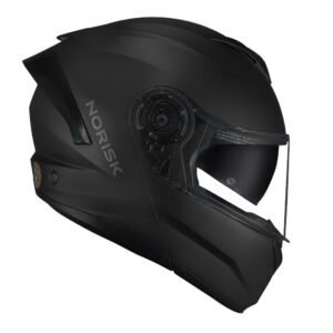 CAPACETE NORISK FORCE II MONOCOLOR PRETO FOSCO