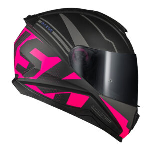 CAPACETE NORISK RAZOR FULL PRETO/ROSA FOSCO