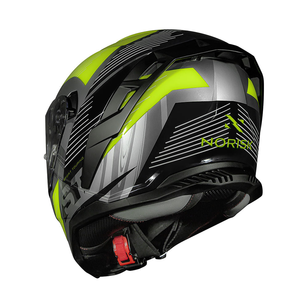 CAPACETE NORISK STRADA II ST TITANIUM - Imagem 9