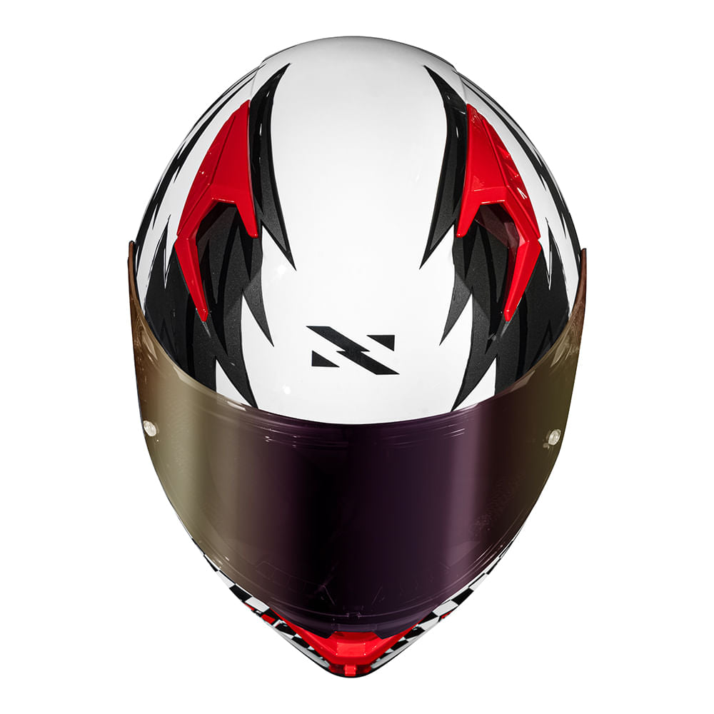 CAPACETE NORISK FLOW DAYTONA BRANCO - Imagem 2