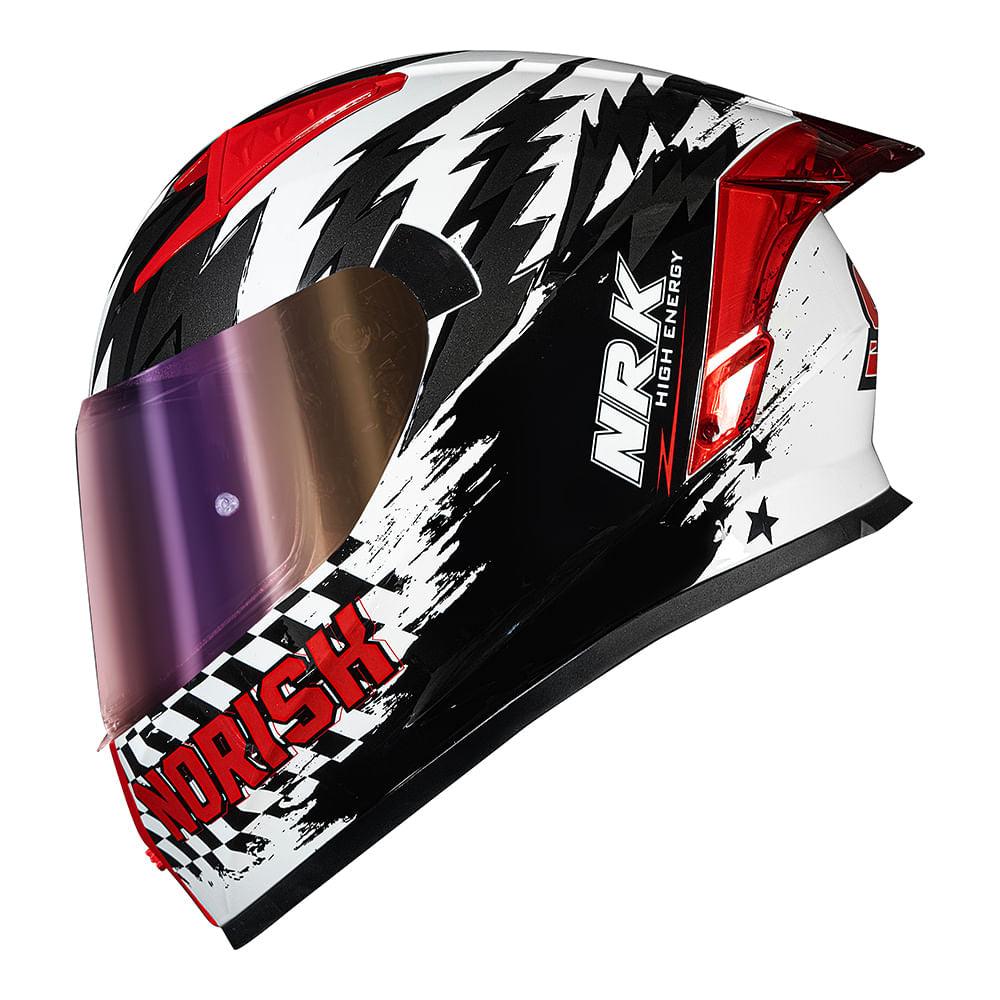 CAPACETE NORISK FLOW DAYTONA BRANCO - Imagem 7