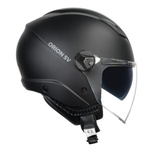 CAPACETE NORISK ORION SV MONOCOLOR PRETO FOSCO