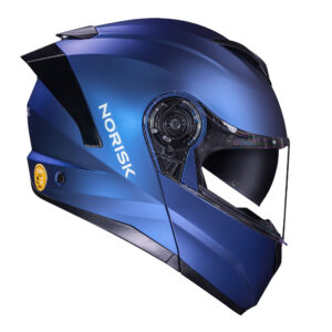CAPACETE NORISK FORCE II MONOCOLOR AZUL FOSCO