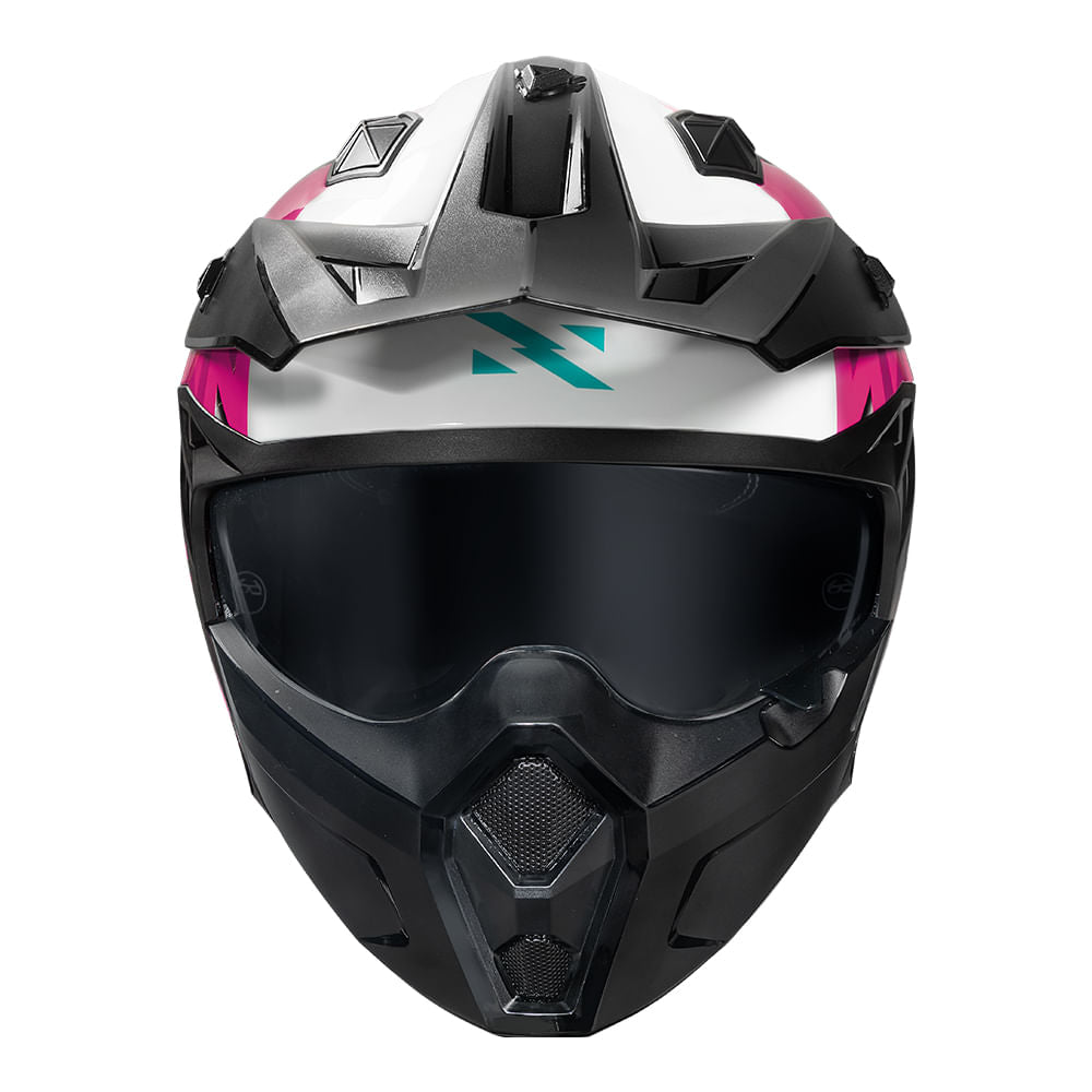 CAPACETE NORISK DARTH II STORM ROSA - Imagem 2