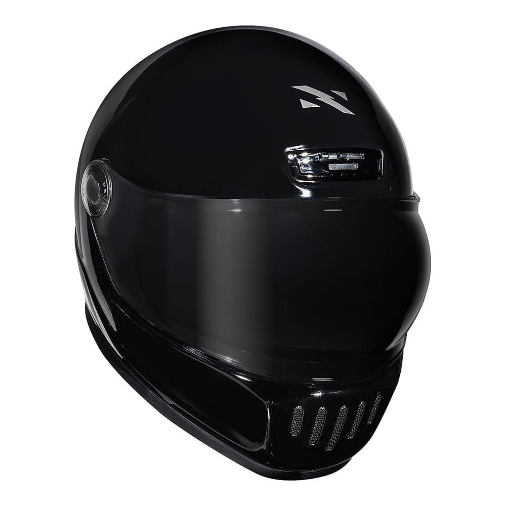 CAPACETE NORISK V8 MONOCOLOR PRETO - Imagem 7