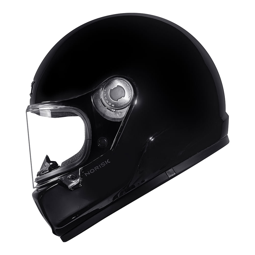CAPACETE NORISK V8 MONOCOLOR PRETO - Imagem 10
