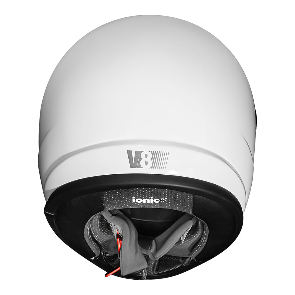 CAPACETE NORISK V8 MONOCOLOR BRANCO - Imagem 2