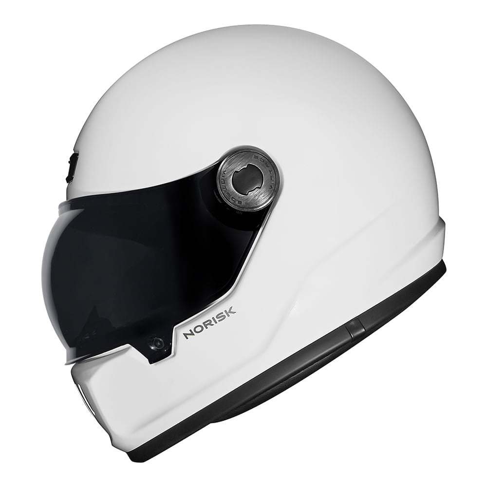CAPACETE NORISK V8 MONOCOLOR BRANCO - Imagem 3