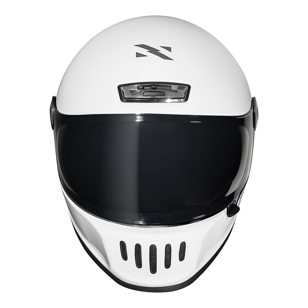 CAPACETE NORISK V8 MONOCOLOR BRANCO - Imagem 4