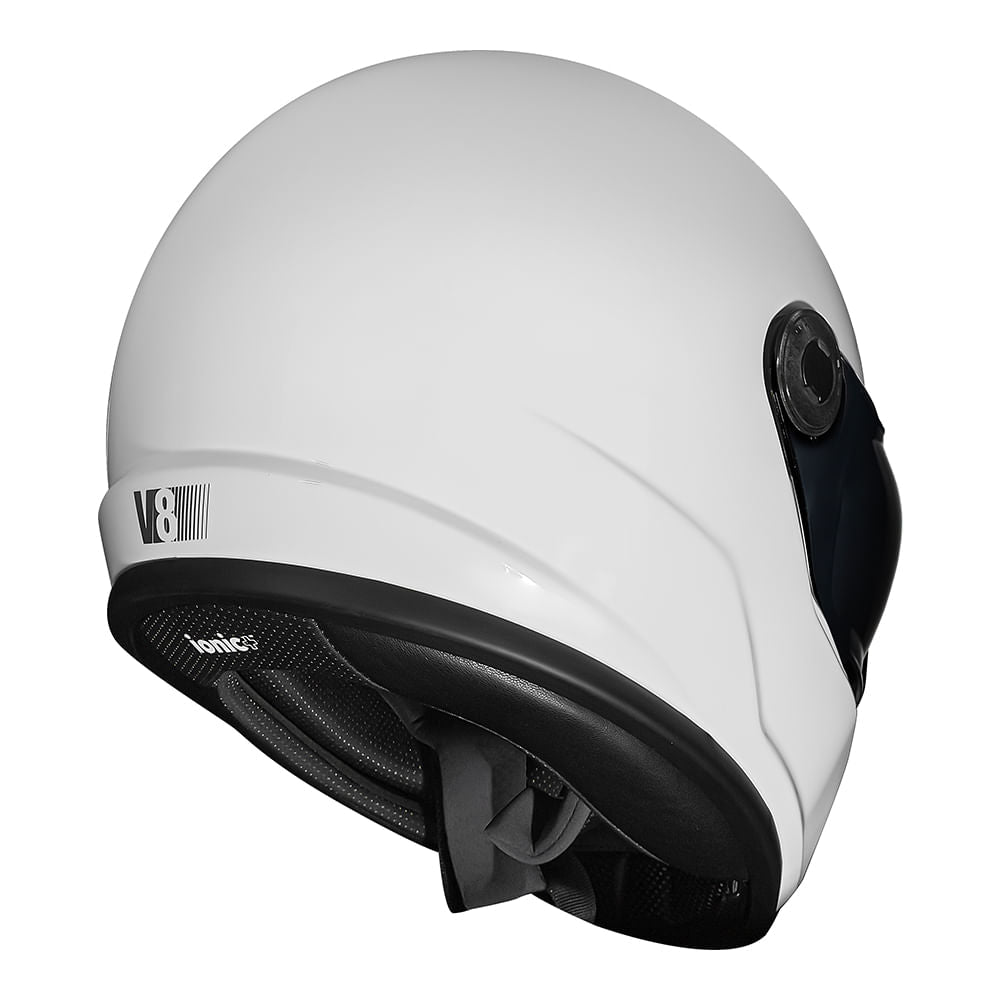 CAPACETE NORISK V8 MONOCOLOR BRANCO - Imagem 5