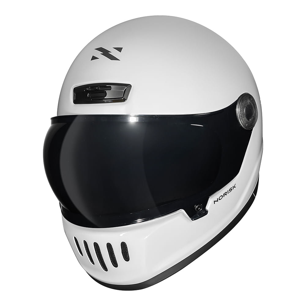 CAPACETE NORISK V8 MONOCOLOR BRANCO - Imagem 8