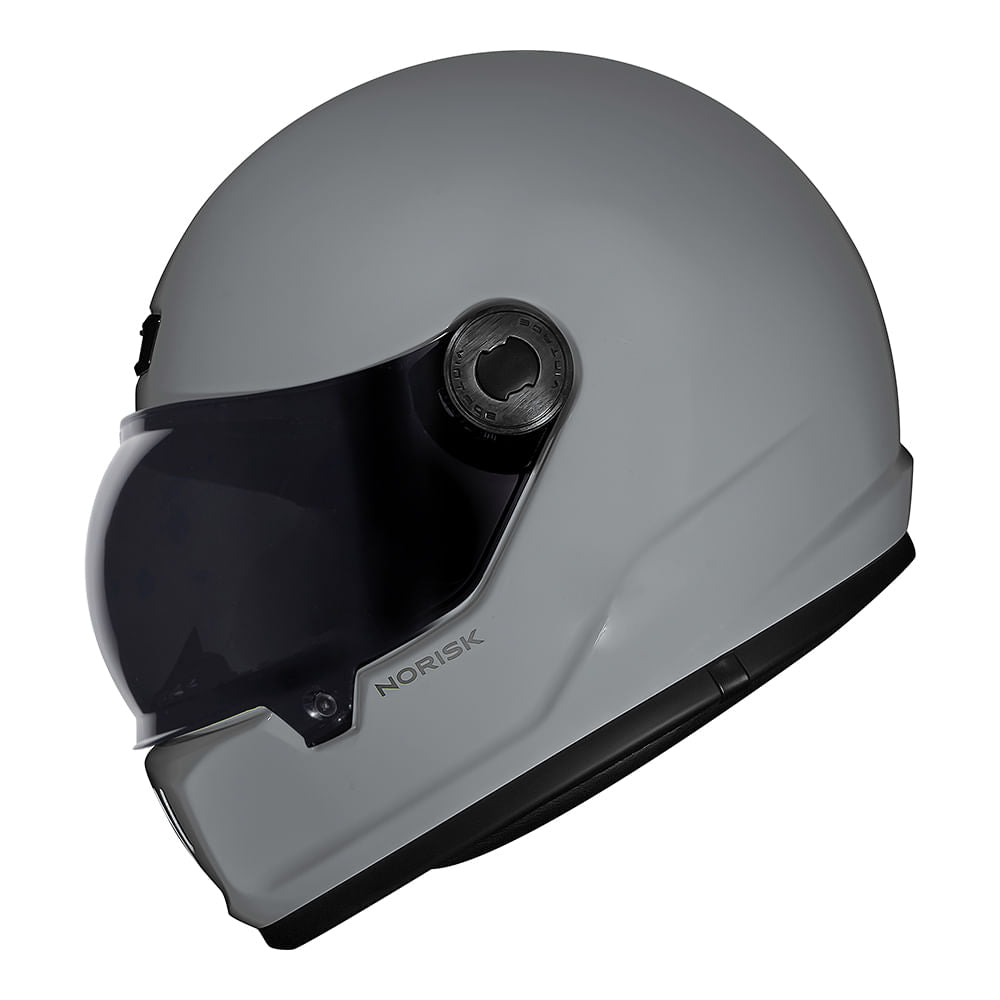 CAPACETE NORISK V8 MONOCOLOR NARDO GREY - Imagem 3