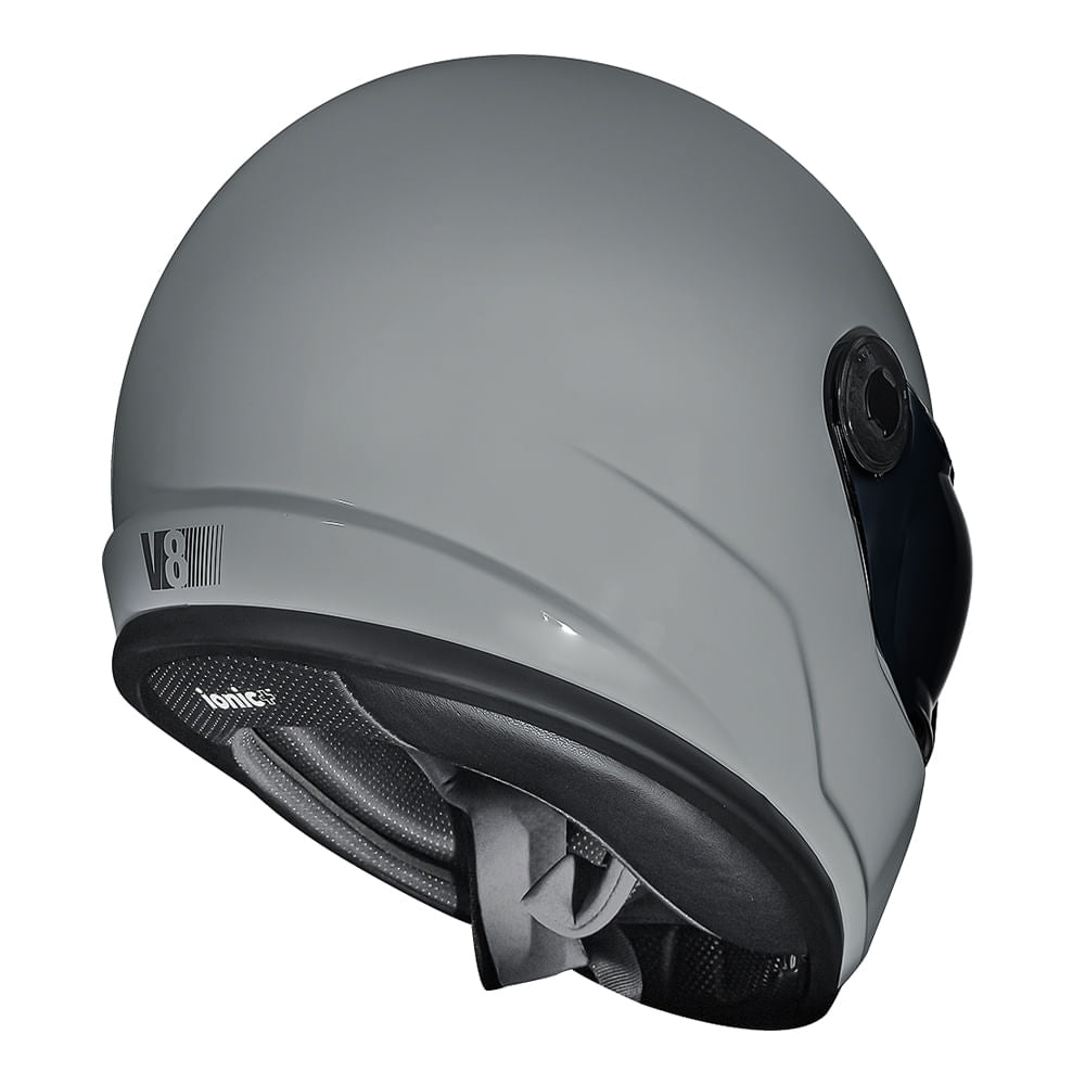 CAPACETE NORISK V8 MONOCOLOR NARDO GREY - Imagem 5