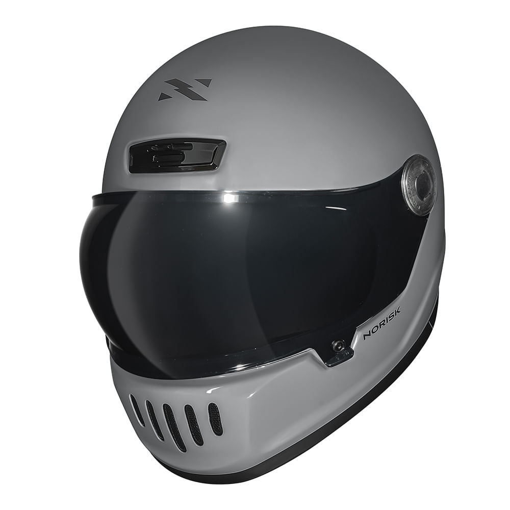 CAPACETE NORISK V8 MONOCOLOR NARDO GREY - Imagem 8